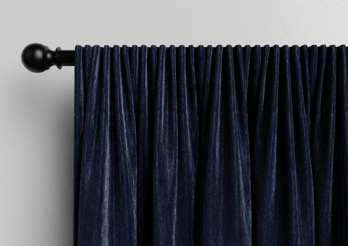 Kent, Navy - Made to Measure Curtains - Image 9